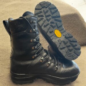 Walking boot resole repair with Sniper midsole and Vibram sole