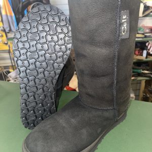 Celtic & Co boot resole repair with black Vibram Woodstock Topper